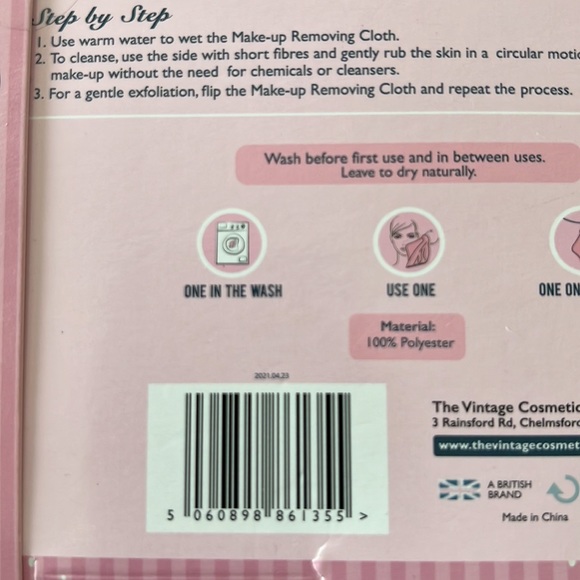 THE VINTAGE COSMETIC COMPANY 12 DAYS OF CLEANSING CLOTHS - Picture 4 of 6